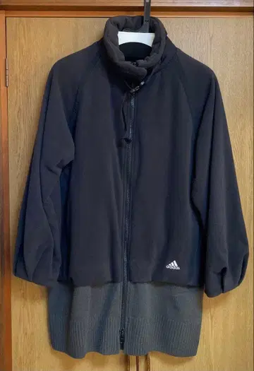 adidas 플리스 자켓 블랙