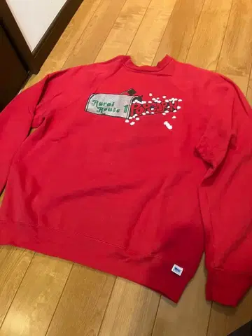 디스커스 discus 맨투맨 빨간색 L