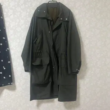 UNIQLO U 모즈 코트 다크 그린