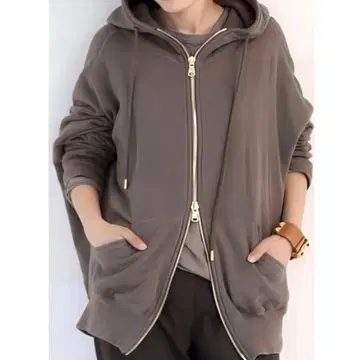 [고품질 중고] 두지엠 클라세 jersey 후드티/카키