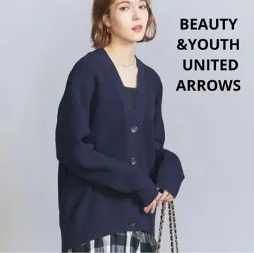 BEAUTY&YOUTH 네이비 니트 가디건