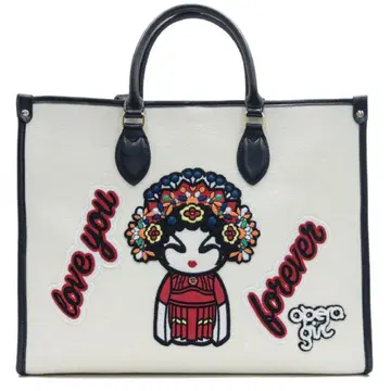 [ 미사용 ] 비비안 탐 오페라 걸 자수 캠퍼스 백 소가죽 라지