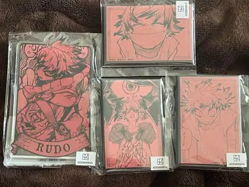 가치액터 마루쿠지 루드 아크릴 스탠드 캔뱃지 4종 세트 e