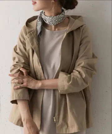 [ URBAN RESEARCH DOORS ] 코튼 후드 숏코트