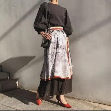 아메리빈티지 UNDRESSED CRUISE SCARF SKIRT