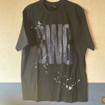 SWG 로고 프린트 블랙 티셔츠 swagger 블랙 티셔츠 L 사이즈