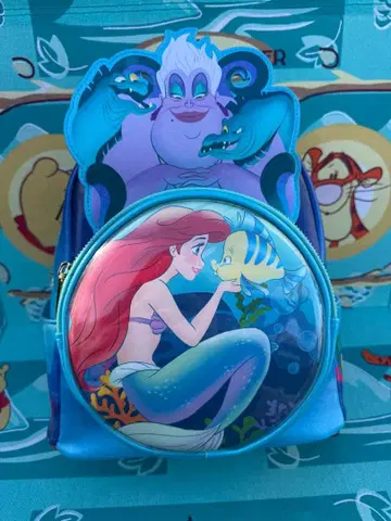 라운지 플라이 디즈니 인어공주 백팩 아리엘