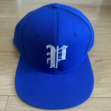 PHATRNK 파랑 캡 MIND OF STREET 하라카와 쿄헤이 착용