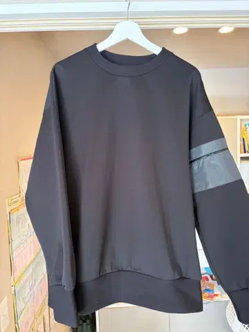 에스트네이션 OneGravity 더블 니트 블랙 맨투맨 XL