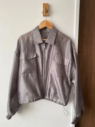 [ NATURAL BEAUTY BASIC ] 더블 포켓 시어 블루종