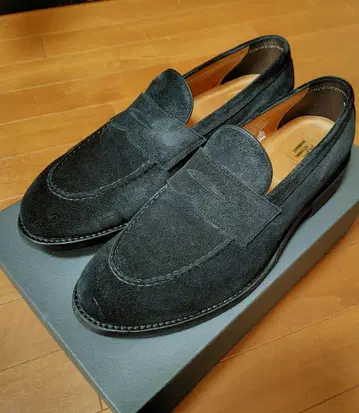 새상품급 브라더 브릿지 로퍼 해리 스웨이드 블랙 US9.0 27cm