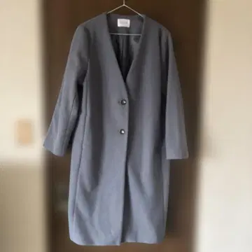 세일 롱 코트 블루 L 사이즈