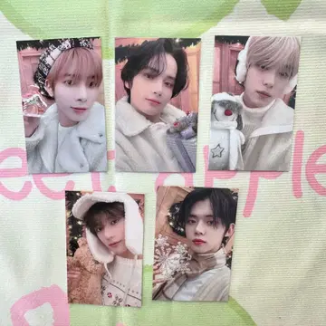 한국 TXT SBS 가요대전 한정판 트레이딩 카드 5장