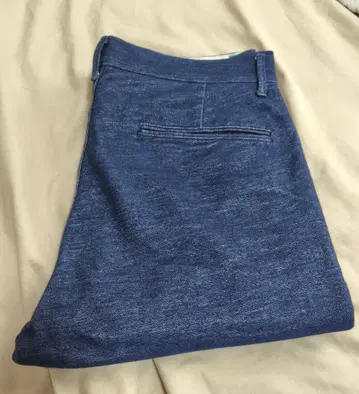 미사용 FOB FACTORY 트라우저 인디고 스트레치 L 사이즈