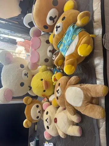 리락쿠마 코리락쿠마 키이로이토리 산엑스 묶음 판매 봉제 인형