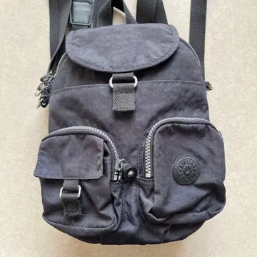 Kipling 다크 그레이 미니 럭색