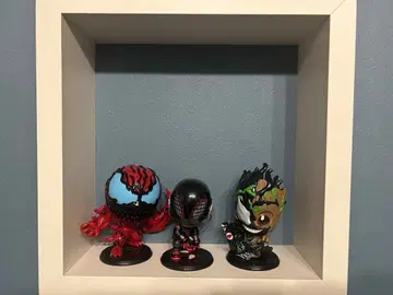 카니지 마일스 그루트 베놈 피규어 코스베이비 외 3체 세트