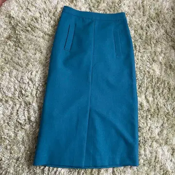 새상품급 이에나 IENA SLOBE 틸 타이트 스커트 앞 포켓 부착