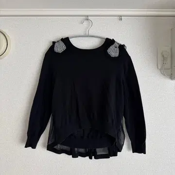 Kaon 비쥬 블랙 니트