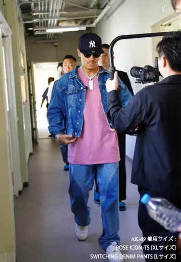 BAGARCH 스위칭 데님 팬츠