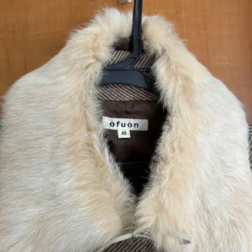 ofuon 퍼 포함 롱 코트 40