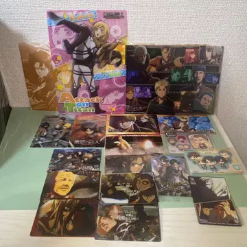 진격의 거인 카드 스티커 세트