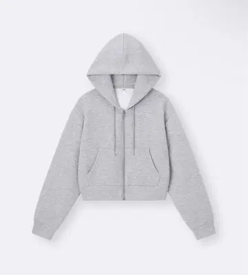 GU 퍼프 맨투맨 후드티 팬츠 셋업