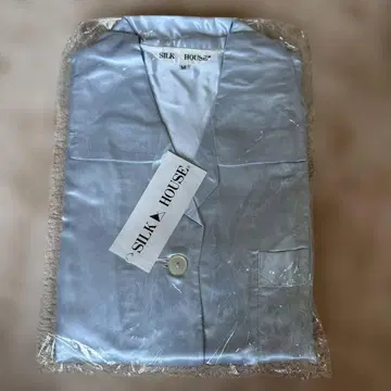 실크하우스 파자마 실크 100% 블루