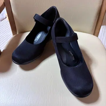 Re:getA 블랙 L 사이즈 펌프스