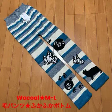 Wacoal 모 팬츠 M-L 레깅스 따뜻한 하의 발목 길이 새상품