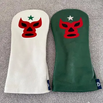 루차 리브레풍 가죽 골프 헤드커버