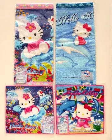 헬로키티 지역 타월 4장
