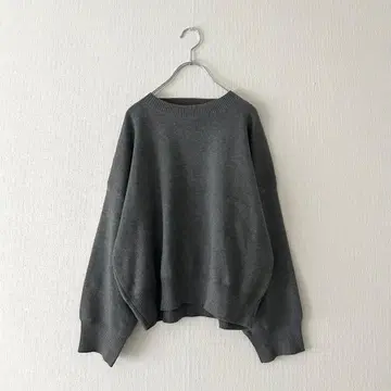 [ 나노 유니버스 ] 풀오버 니트 스웨터 그레이