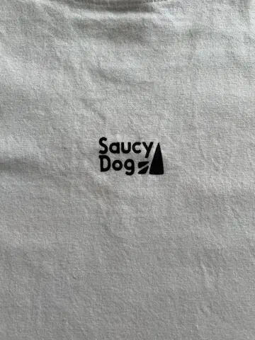 Saucy Dog 화이트 T셔츠 L사이즈