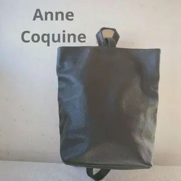 [새상품급] Anne Coquine 가죽 2way 백팩 핸드백 블랙