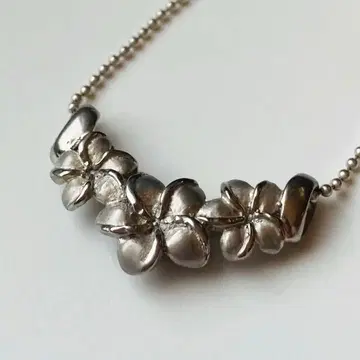 [ 하와이안 주얼리 ] 플루메리아 목걸이 [ 실버 925 ]