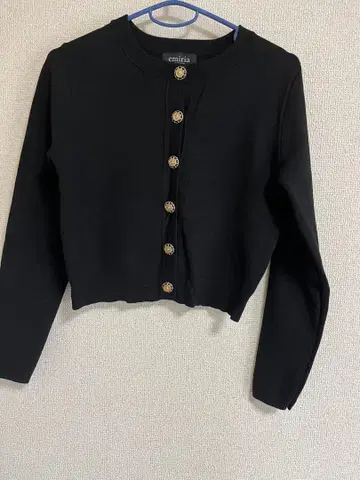 에밀리아 위즈 니트 가디건 블랙 가디건 EmiriaWiz
