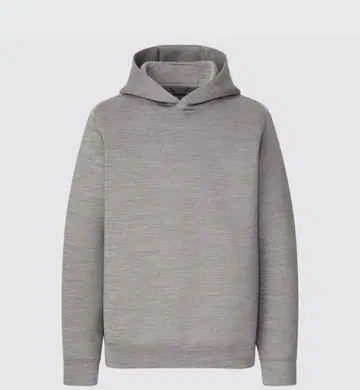 드라이 스트레치 맨투맨 후드티 그레이