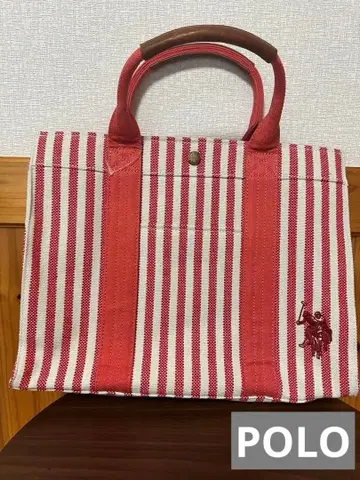 US POLO ASSN 토트백 USPA RED