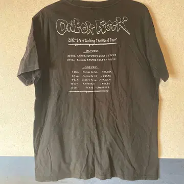 ONE OK ROCK 2012 월드 투어 티셔츠
