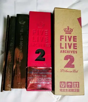FIVE LIVE ARCHIVES 2 완전 생산 한정판