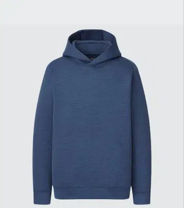 UNIQLO 유니클로 드라이 스트레치 맨투맨 후드티 블루