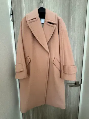 [ 당일 배송 ] ESTNATION 에스트네이션 핑크 롱 코트 여성용