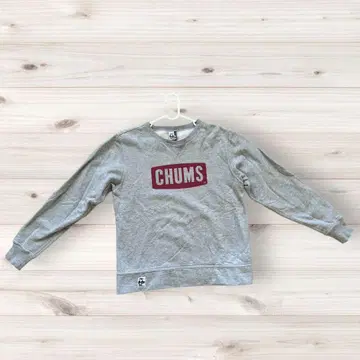 CHUMS 그레이 로고 트레이닝복