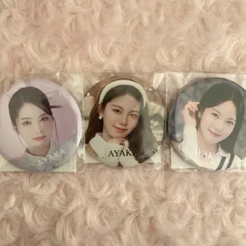 NiziU 아야카 캔 배지 묶음 판매