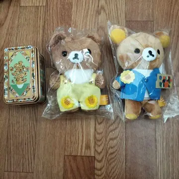 고흐전 한정 상품 리락쿠마 봉제 인형 & 빈 캔