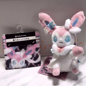 [ 익명 배송 ] 포켓몬 센터 피아 봉제 인형 핸드 타월 세트