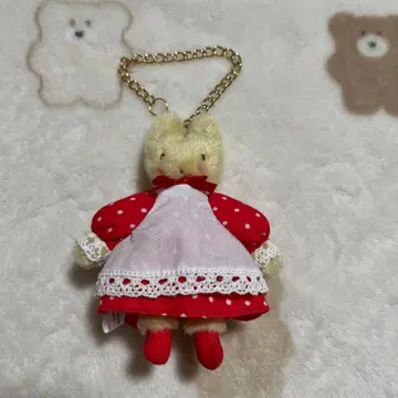 산리오 마론 크림 마스코트 참 레드