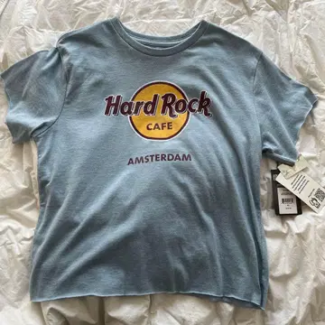 Hard Rock Cafe Amsterdam 크롭T셔츠 XS
