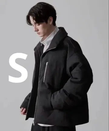 clel 볼륨 하이넥 숏 에코 다운 자켓 S